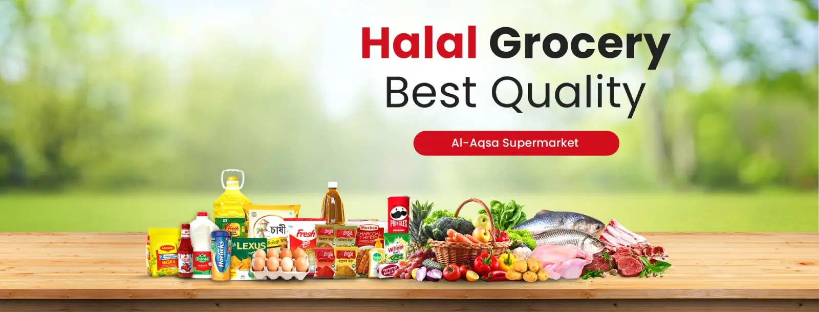 Al Aqsa Supermarket Banner